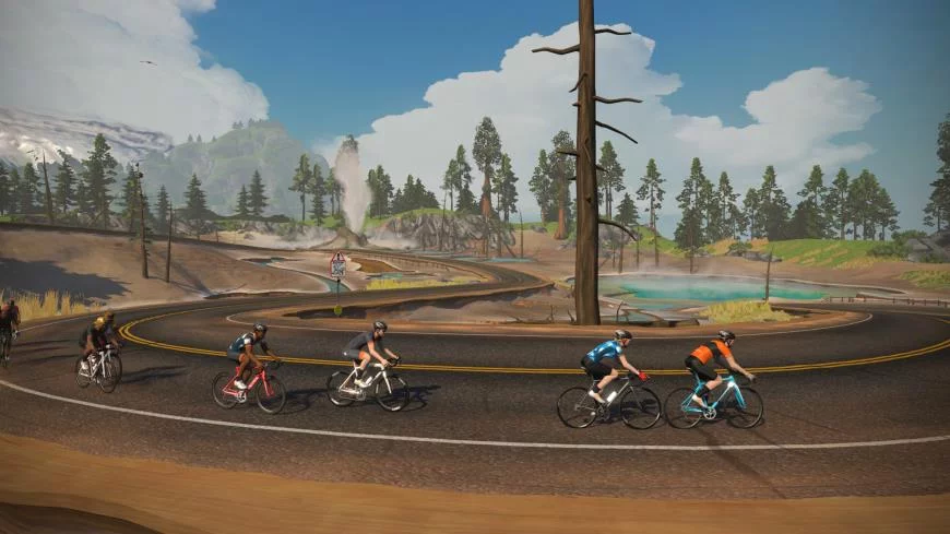 Application Zwift route